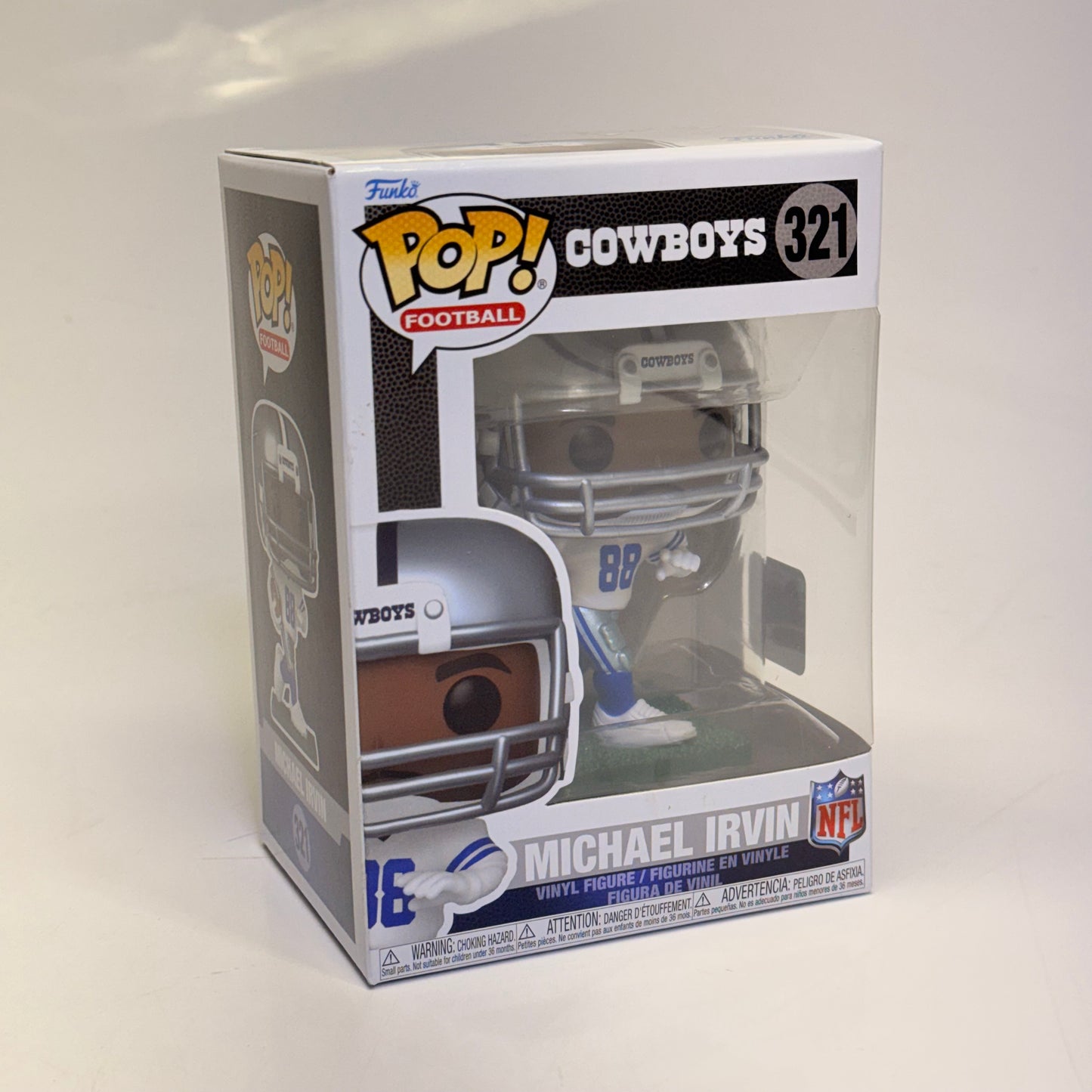 FUNKO POP Michael Irvin Vinyl Figure Cowboys Ages 3+ 321