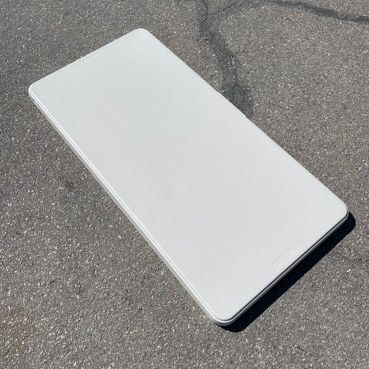 LIFETIME Commercial Adjustable Height Table 4'x2' White 80387