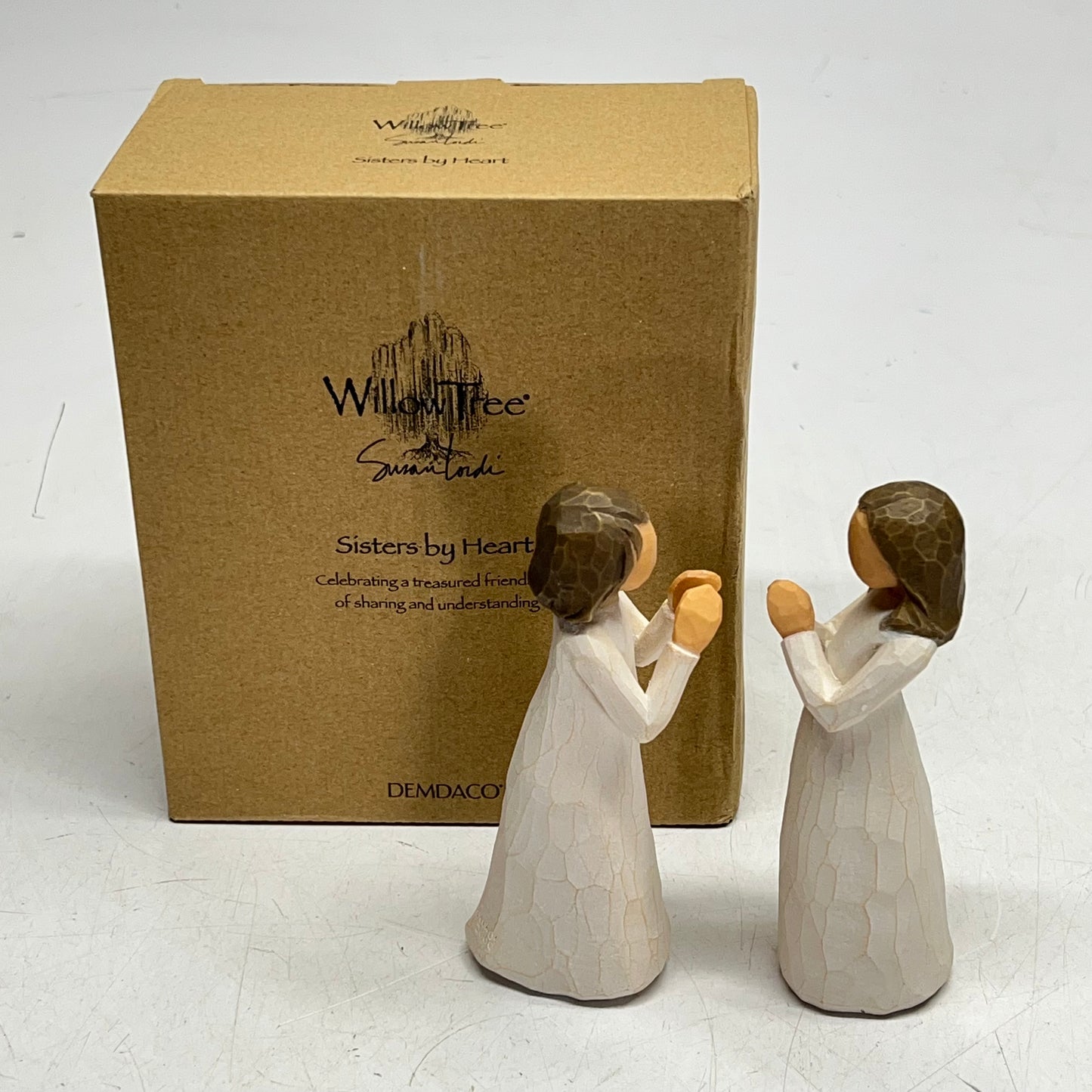 WILLOW TREE (2 PIECE SET) Sisters by Heart Fit Together Figurines 4.5"H 26023