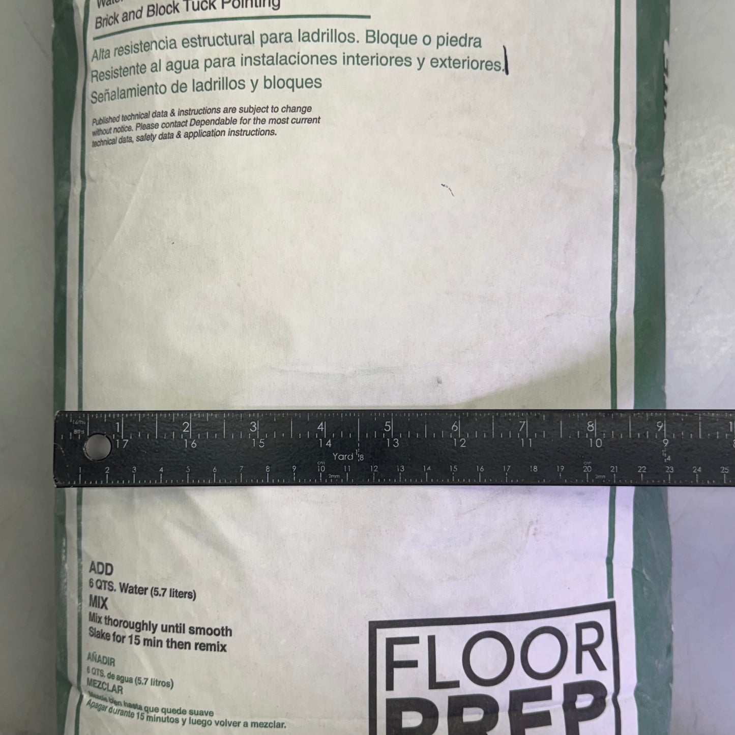 GB Keedeset Glass Block Mortar 6Qts 50Lb.