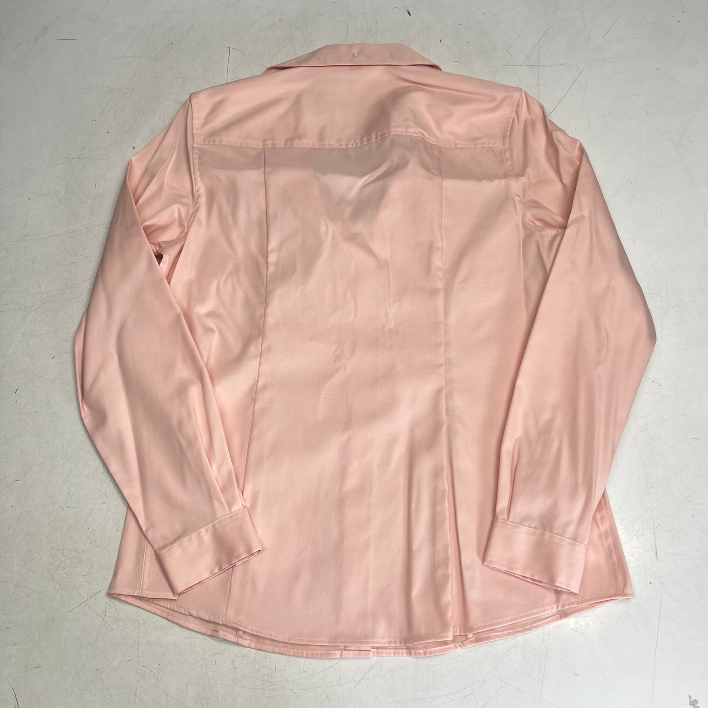 JONES New York Easy Care Professional Button Up Collared Shirt Women's Sz M Rose