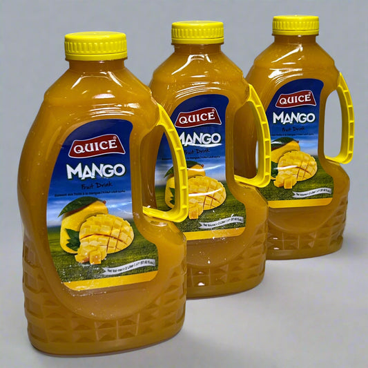 ZA@ QUICE (3 PACK) Mango Fruit Drink 2 Lt/67.62oz BB 11/24 (AS-IS)