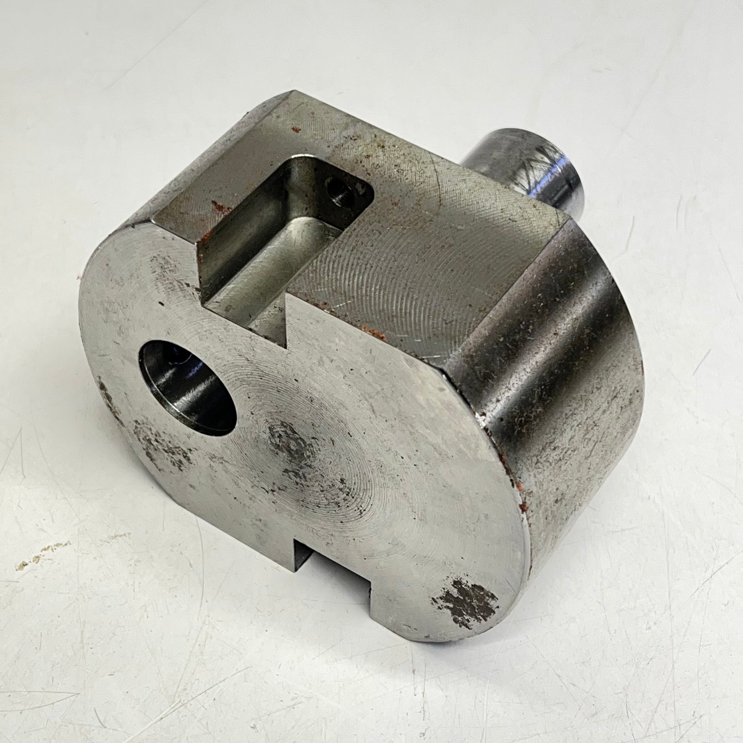 (2 PACK) Large Cutting Tool Heads For CNC Machining ~10.5" L - ~5.5" Dia (Used)