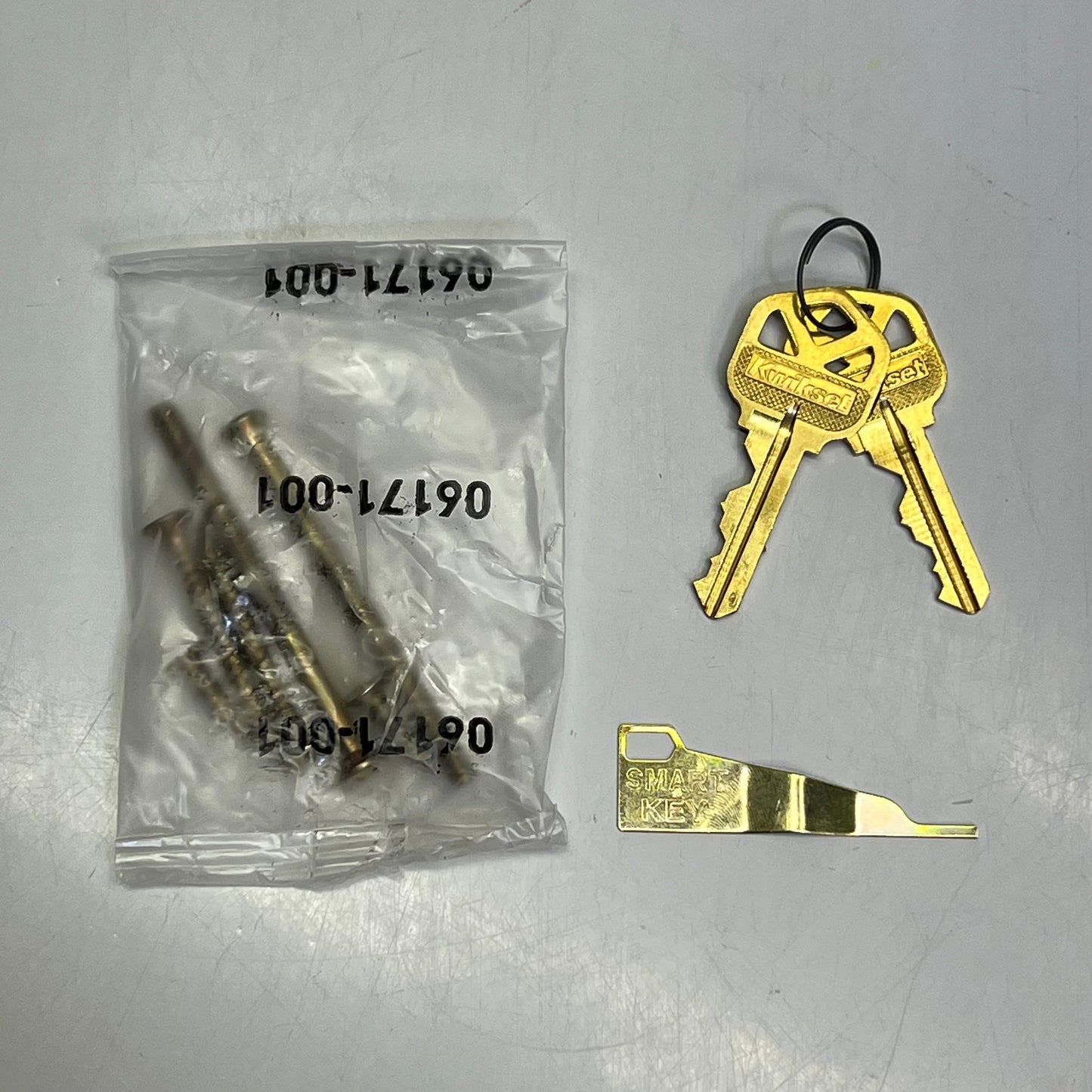 ZA@ KWIKSET (2 PACK) Single Cylinder Deadbolt Polished Brass 96600-867