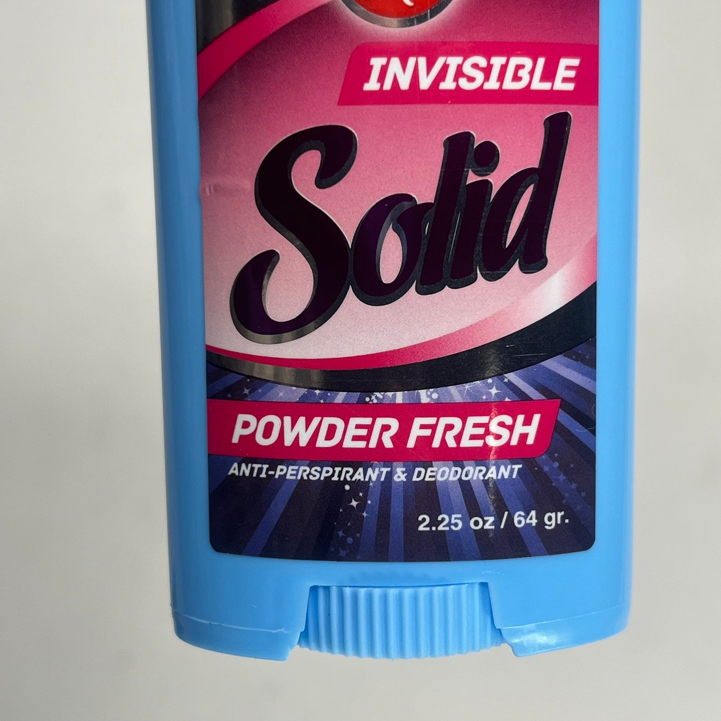ZA@ U (3 PACK) Invisible Solid Anti-perspirant & Deodorant Powder Fresh Scent 2.25oz