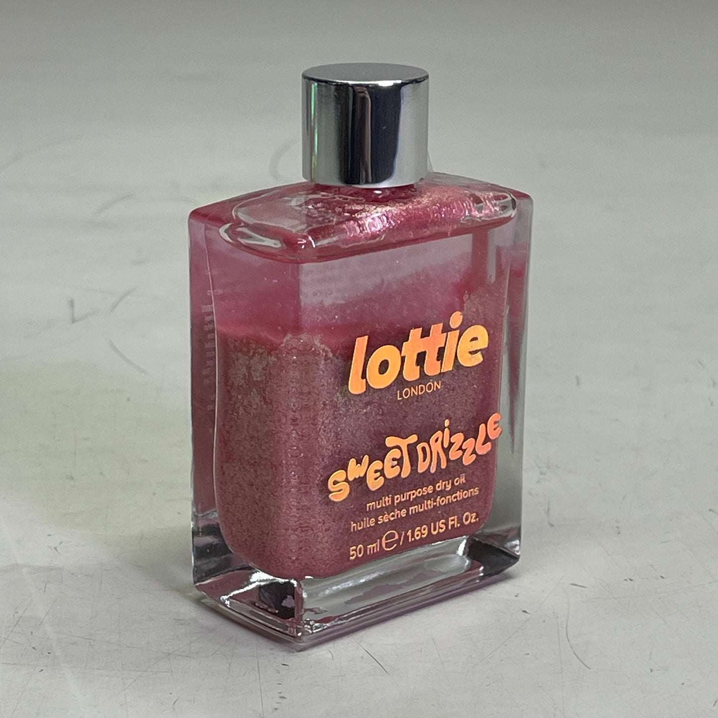 ZA@ LOTTIE LONDON (3 PACK) Sweet Drizzle Body Oil 1.69 fl oz "Pink Shimmer" SPR021 B