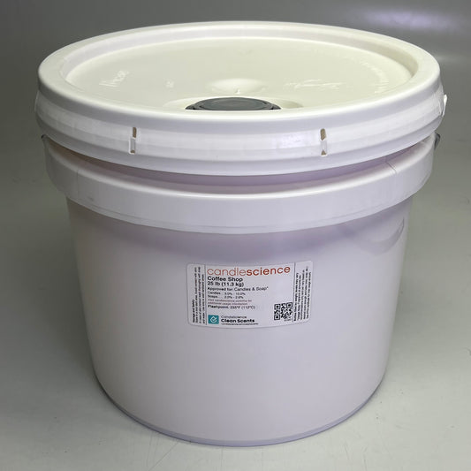 CANDLE SCIENCE Clean Scents Fragrance Oil For Candles & Soaps 25 lbs Pail 94641