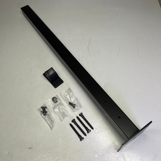CITY POST Deck Corner Post Mount w/ Pre Drilled Holes 36" Black CPK20-0027-G-BLK