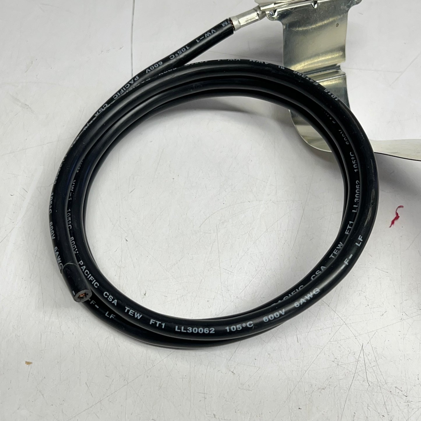 NWS Uni Ground Kit Tinned W/ Unattached 1/4" & 3/8" Two-Hole Lug 5' Lead GK-UT