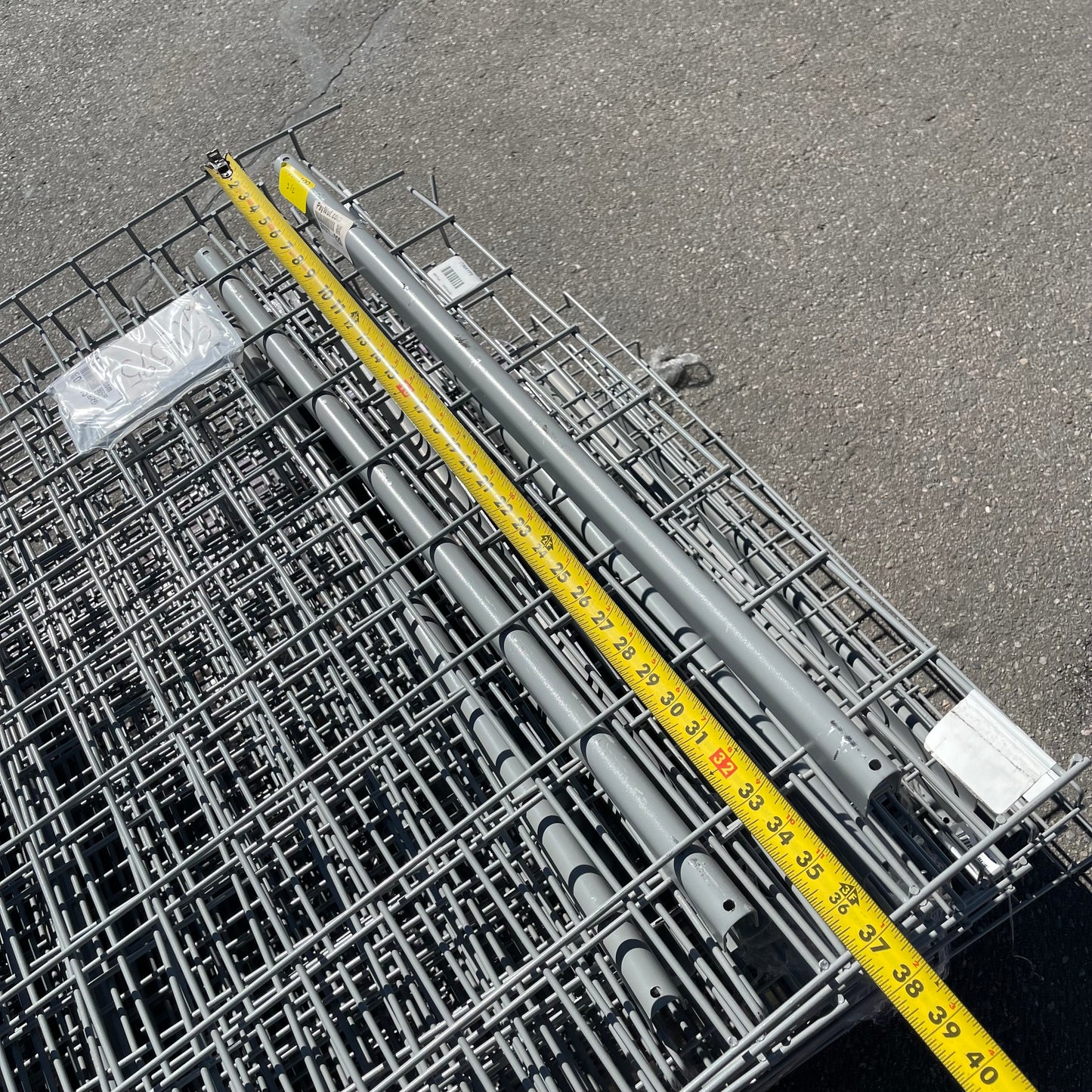 Z@ (20 PACK) NASHVILLE WIRE Pallet Rack Welded Wire Decking Light Grey D3652AA3B1 (New)