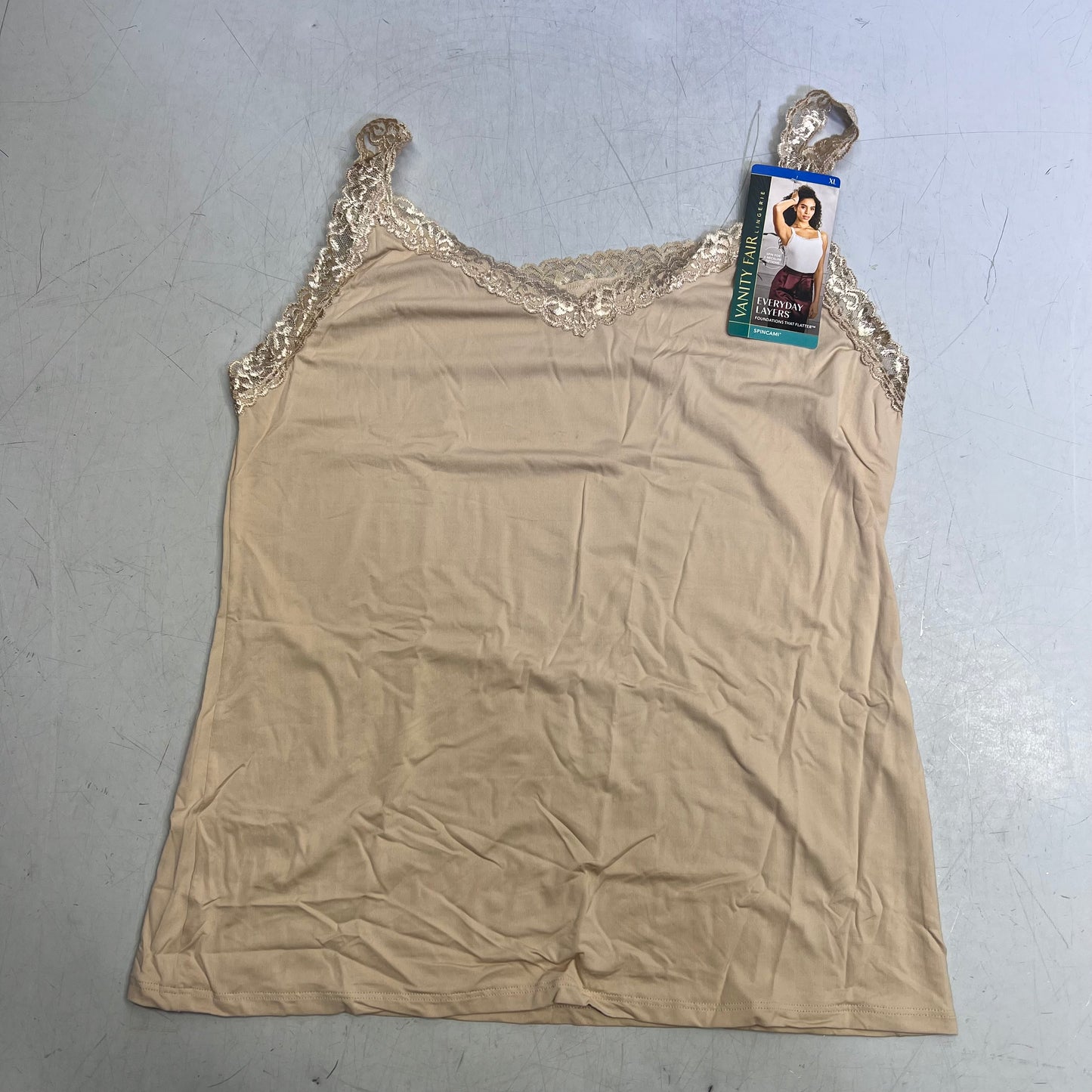 ZA@ VANITY FAIR Lot Of Assorted Cami Tops Lace & Seamless Women's Variety Sz  Tan/White/Black