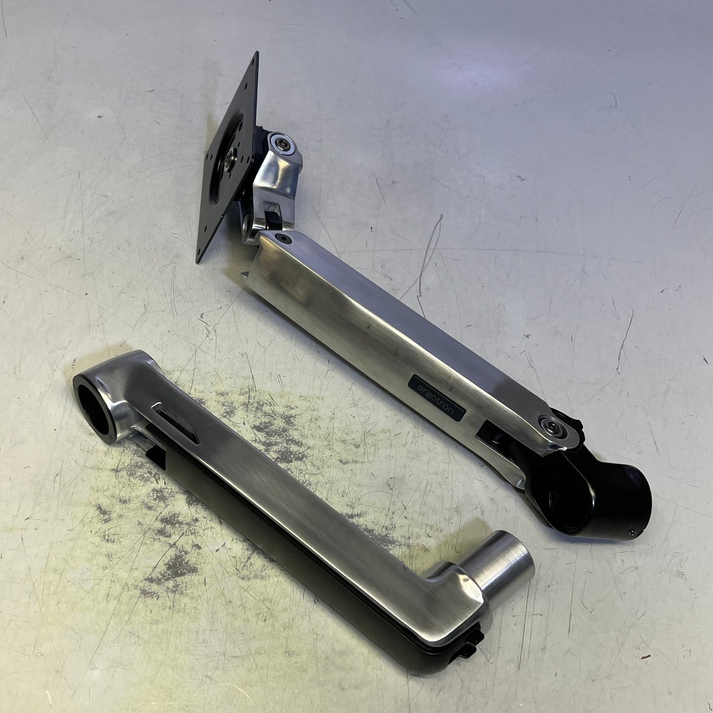 ERGOTRON LX Wall Monitor Arm Folds to Fit 4"  Polished Aluminum 45-243-026