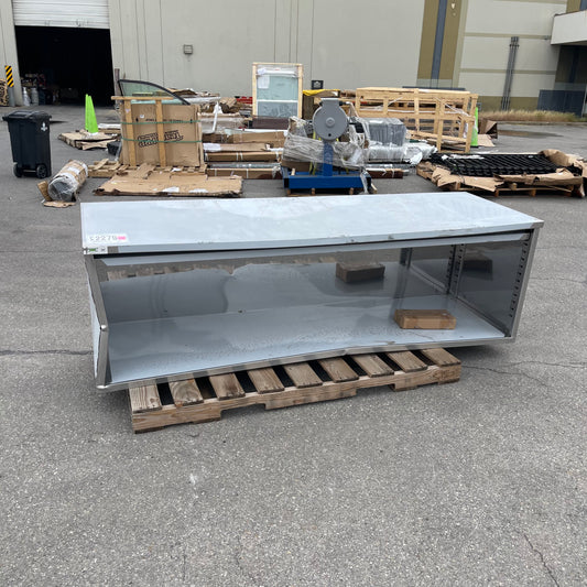 ZA@ REGENCY Enclosed Base Table 96”x30”x30” Stainless Steel 600EBT3096 (AS-IS)