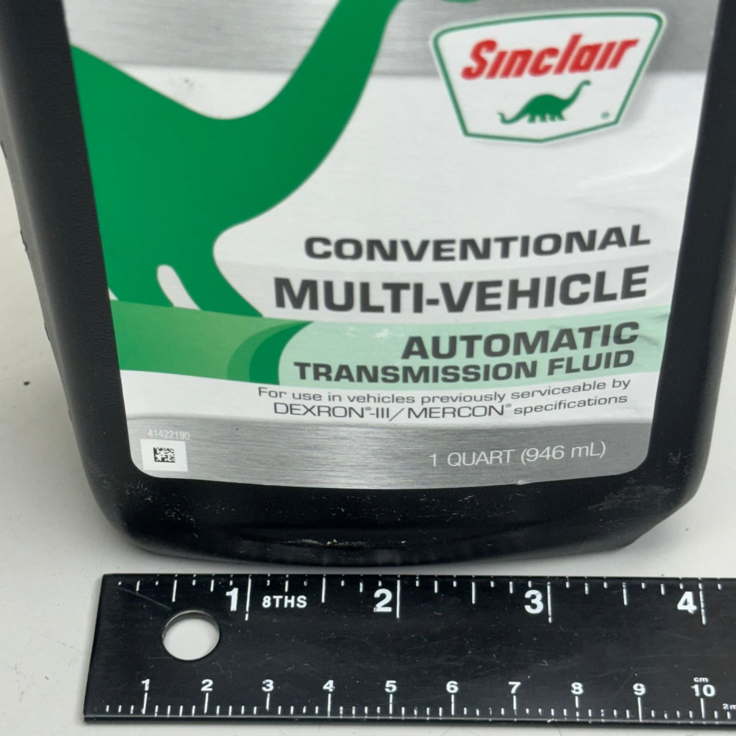 SINCLAIR (6 PACK, 1 quart each) Conventional Multi-Vehicle Automatic Transmission Fluid (New, No Box)