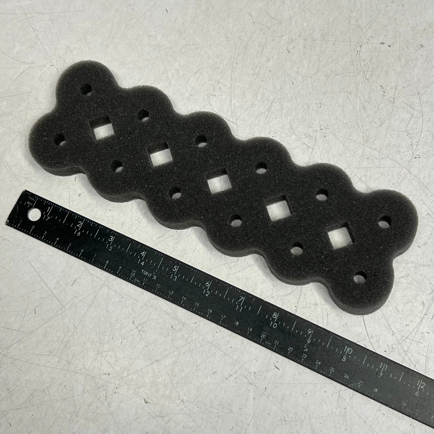 ZA@ (600 Each) Packing Foam 13"L x 3"W Black