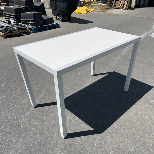 ZA@ CHANDLER Nesting Table White 54"x34"x30" WF3966 (AS-IS)