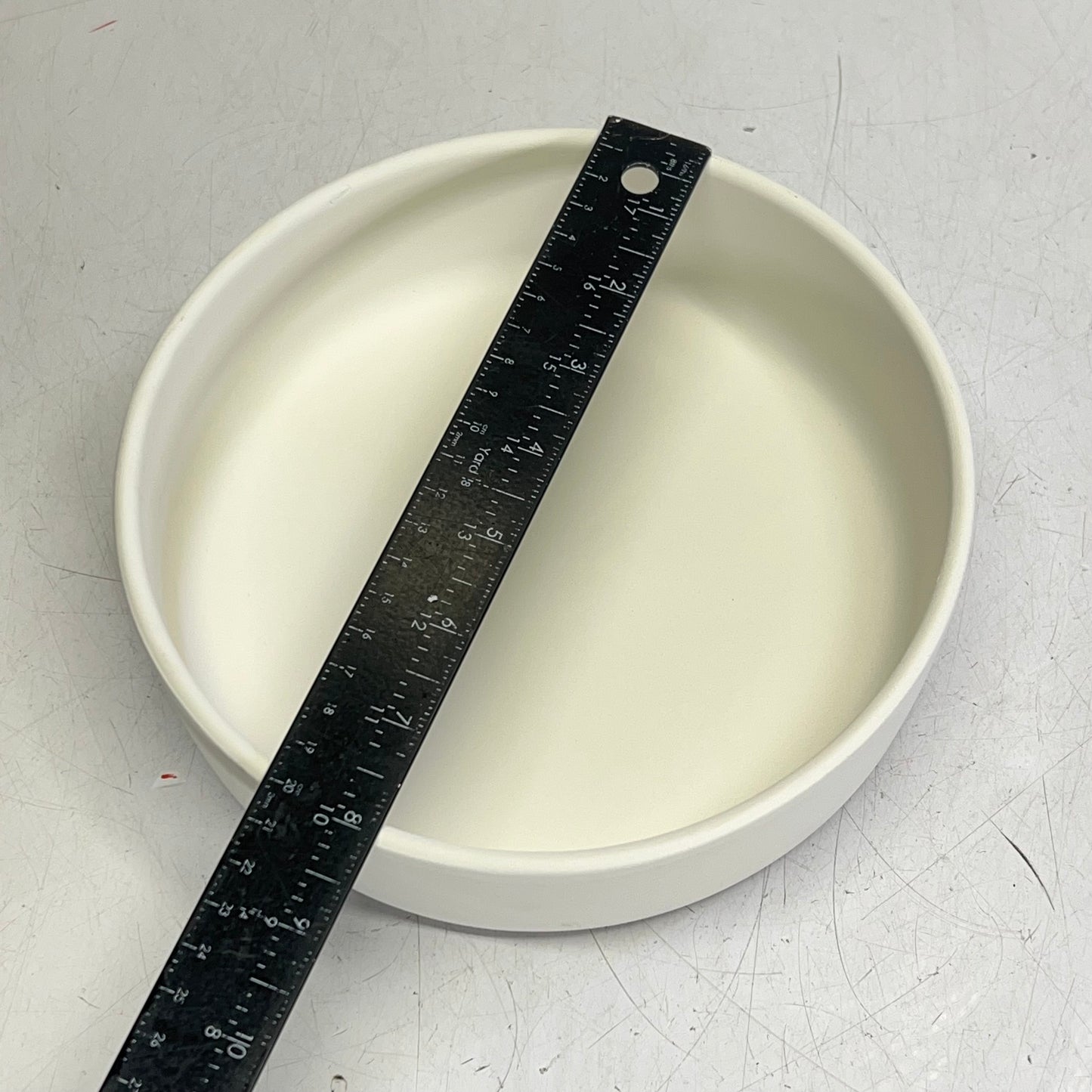 ZA@ GARE (2 PACK) Blank Ceramic Edgeware Bowl for Painting & Glazing 2.25x8" Dia 2162 D