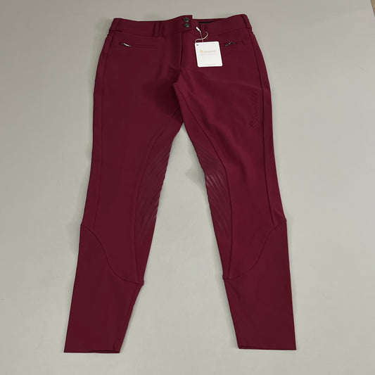 SAMSHIELD Chloe Equestrian Pants Women's Sz US 26, UK 8, FR 36 Rasberry