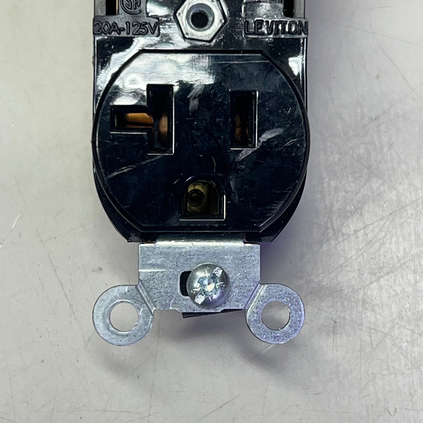 LEVITON (3 PACK) Duplex Receptacle/Outlet Industrial Grade Black 5362-LE