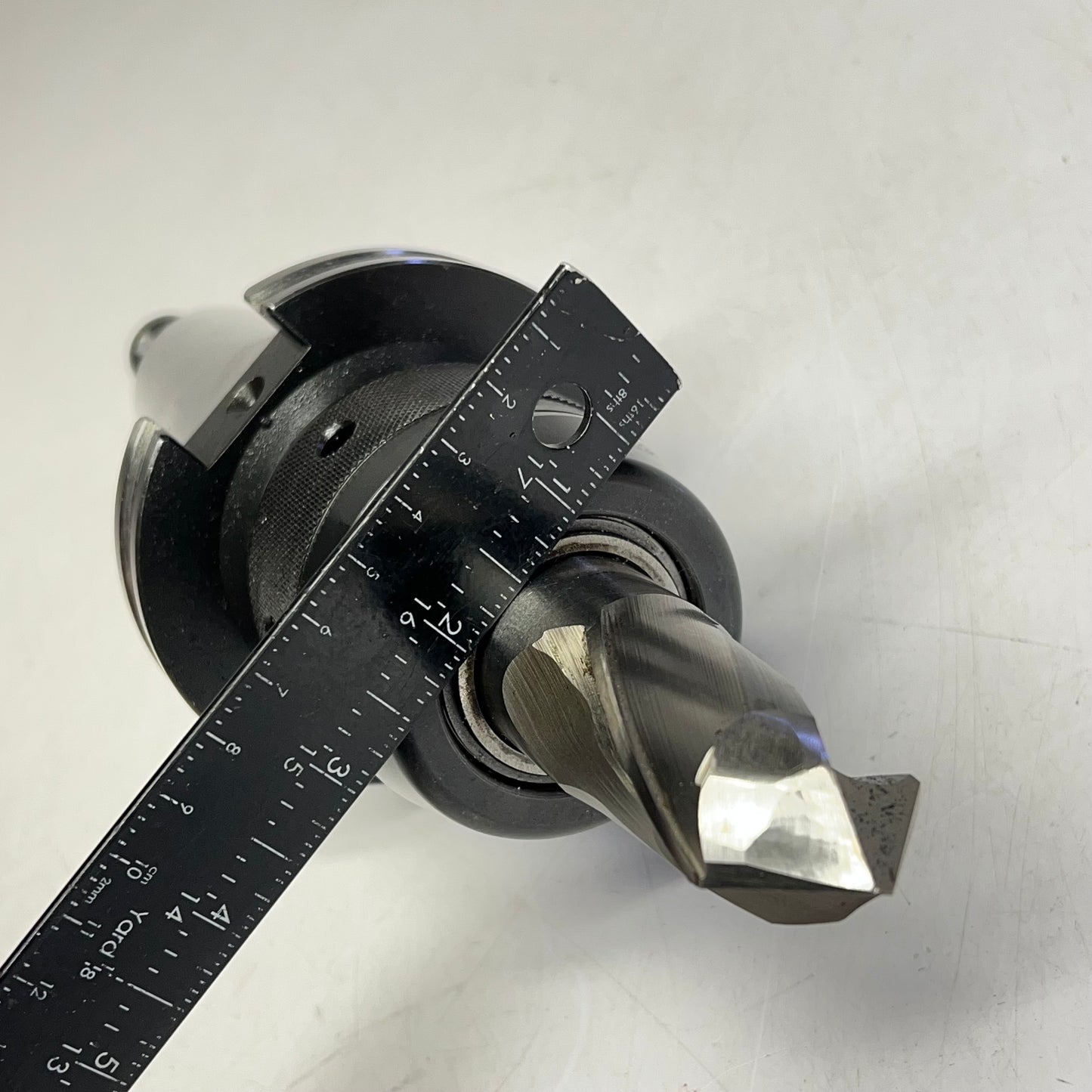 CAT 50 SS Tool Holder W/ Collet Chuck & Drill Bit ~ 1-1/4" 3.375 (Used)