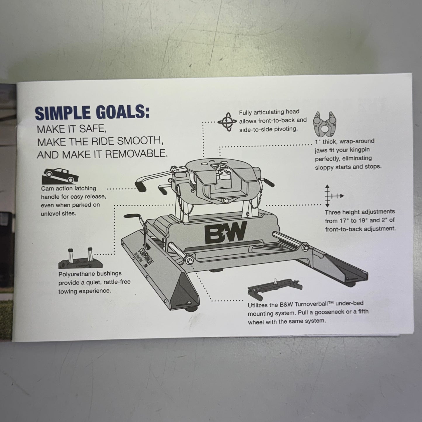 BW TRAILER Trailer Hitch/Related 33"W x 36"L x 10"H Grey RVB3775