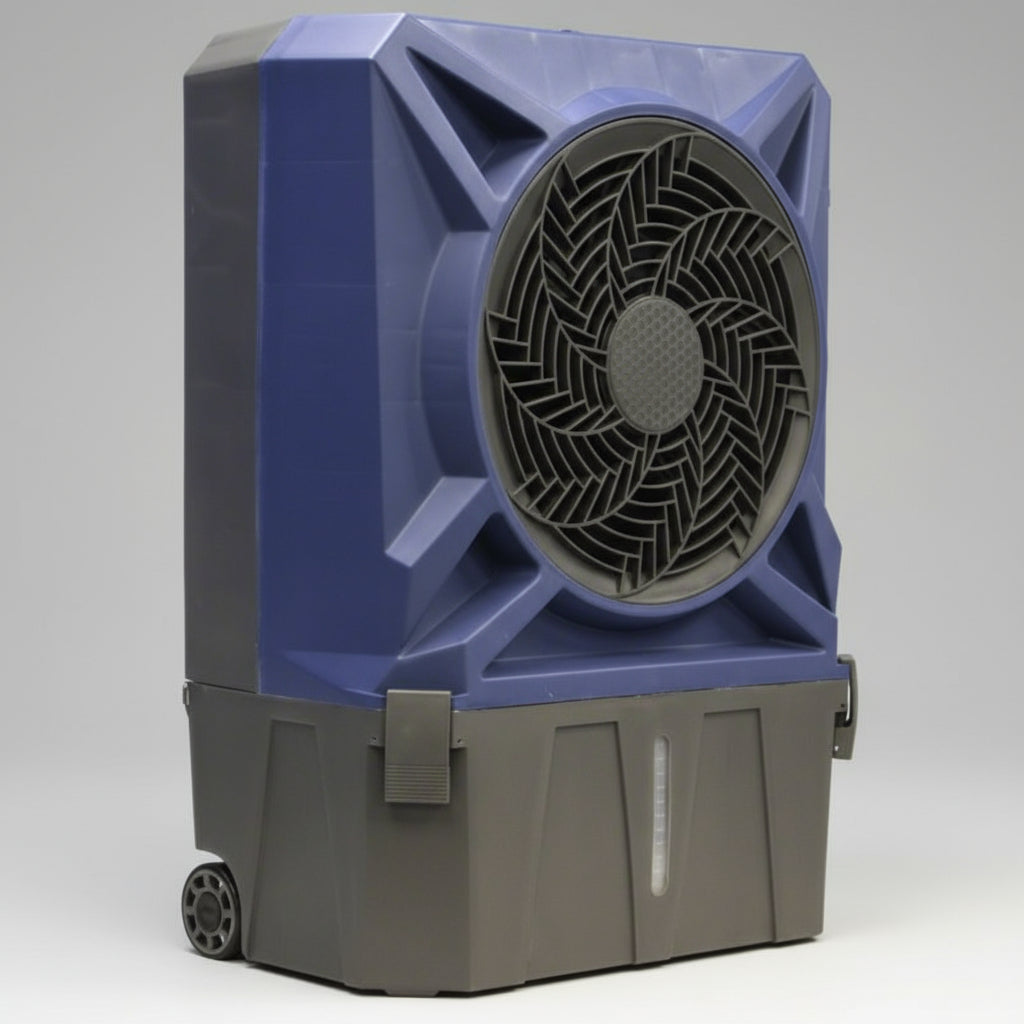 HESSAIRE Portable Evaporative Cooler 1,300 CFM Airflow 500 sq ft Cooling M100-B