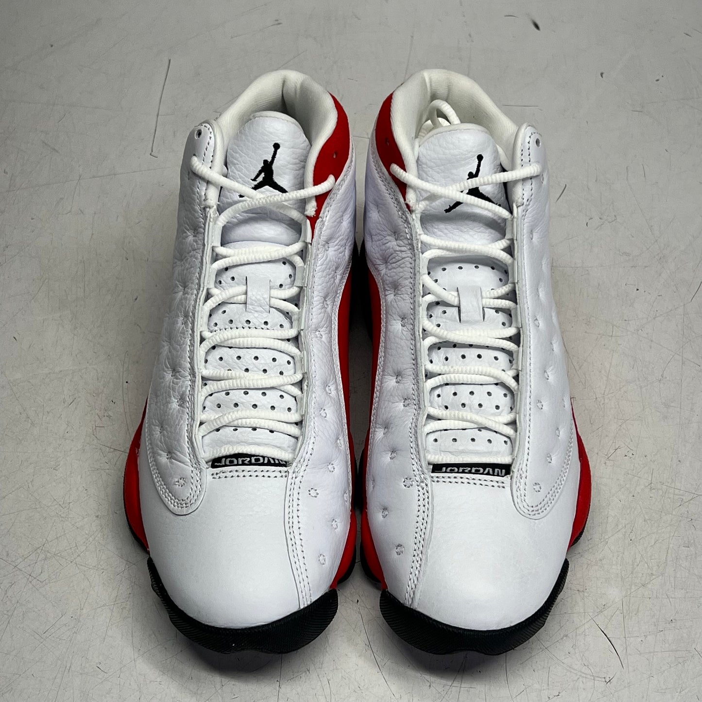 AIR JORDAN 13 Retro Sneaker Men Sz 11.5 White Black True Red 414571-102 (As-Is)