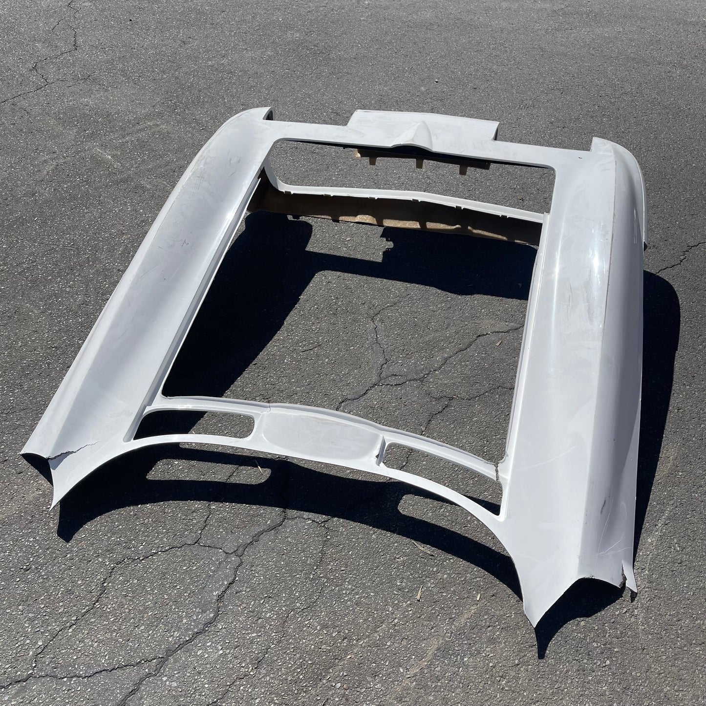 ZA@ AMERICAN CUSTOM Fiberglass Front End for Chevrolet Corvette 1965-1967 White (AS-IS)