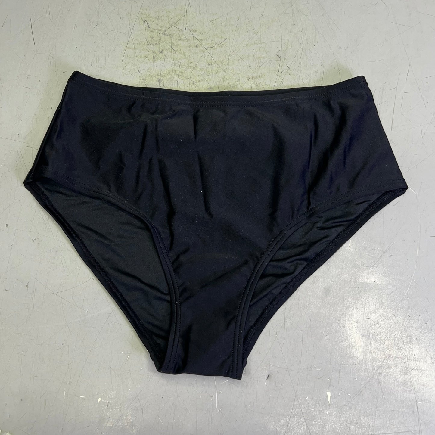 CHARMO Long Sleeve Top High Waist Bottoms Bikini Set Women's Sz S Black