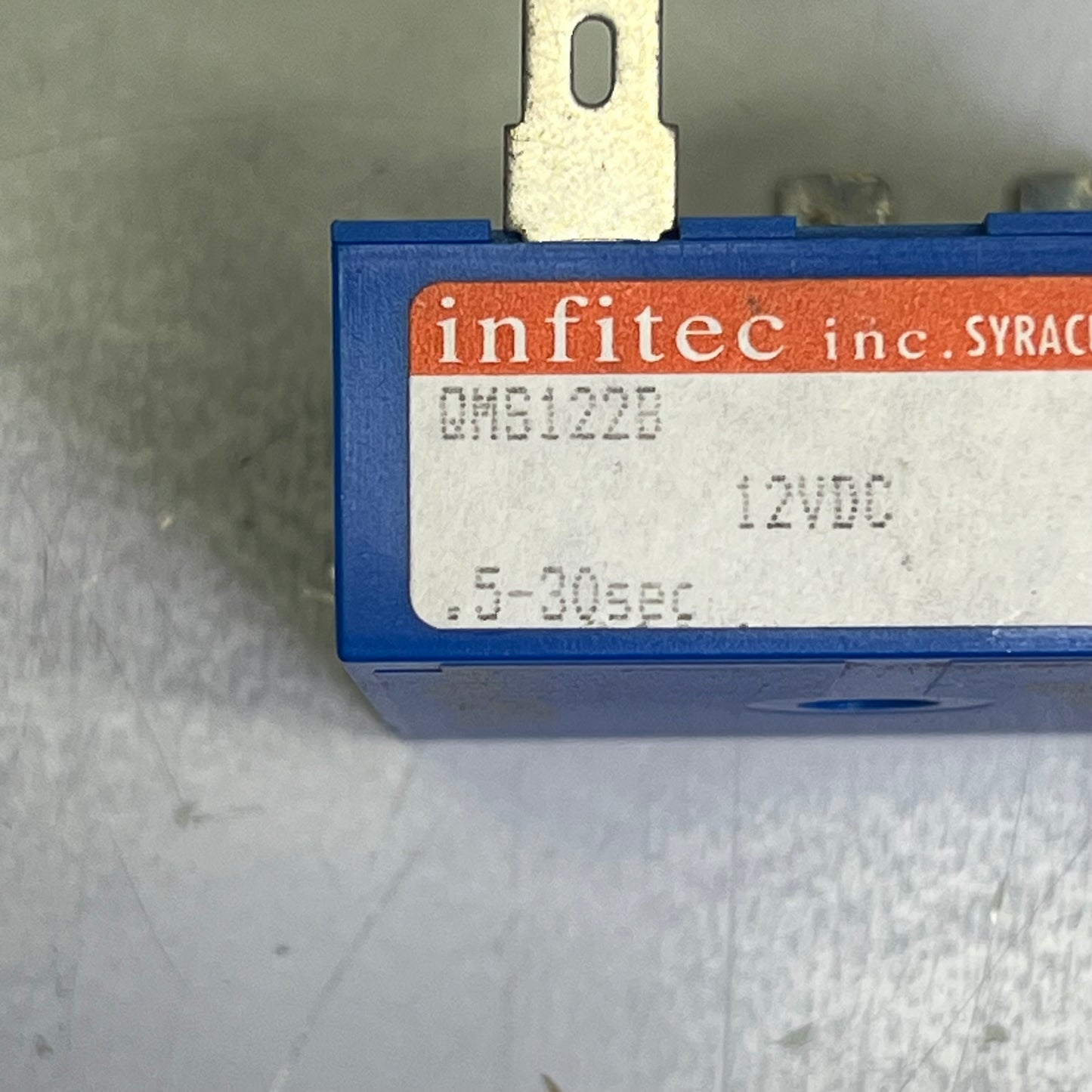 INFITEC Time Delay Relay (DISCONTINUED) 120 V 1 AMP QMS522D 9RLA099M