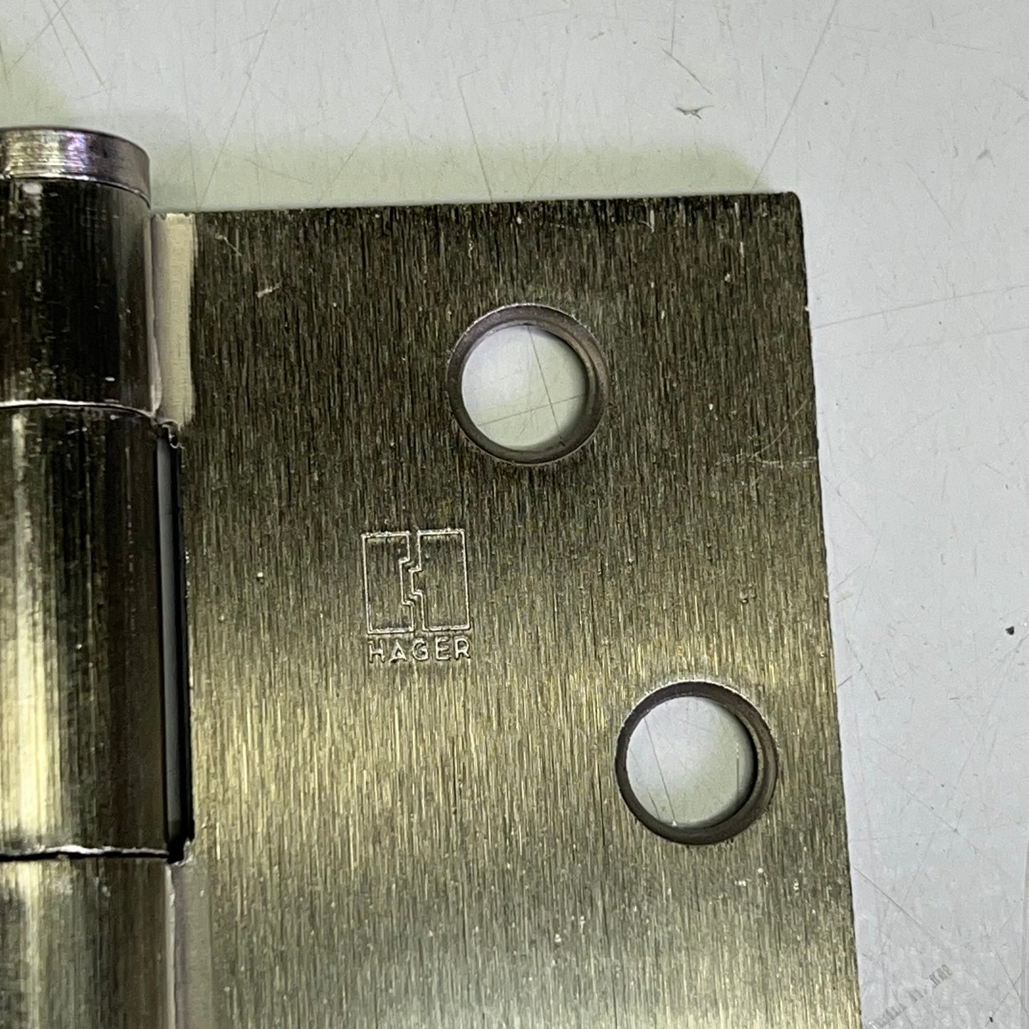 HAGER (3 PACK) Full Mortise Hinge W/ Hardware 4"x 4"  Satin Nickel 008496 US15