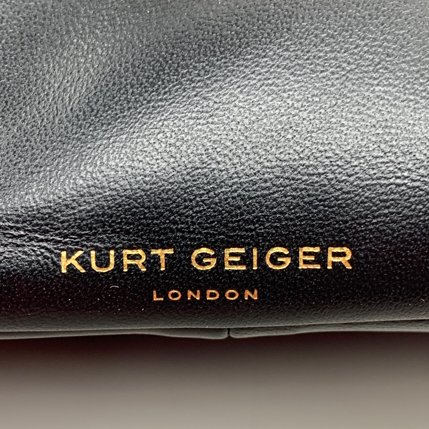 KURT GEIGER Kensington Soft Leather XXL Bag 15" x 9" Black 4708500109 New