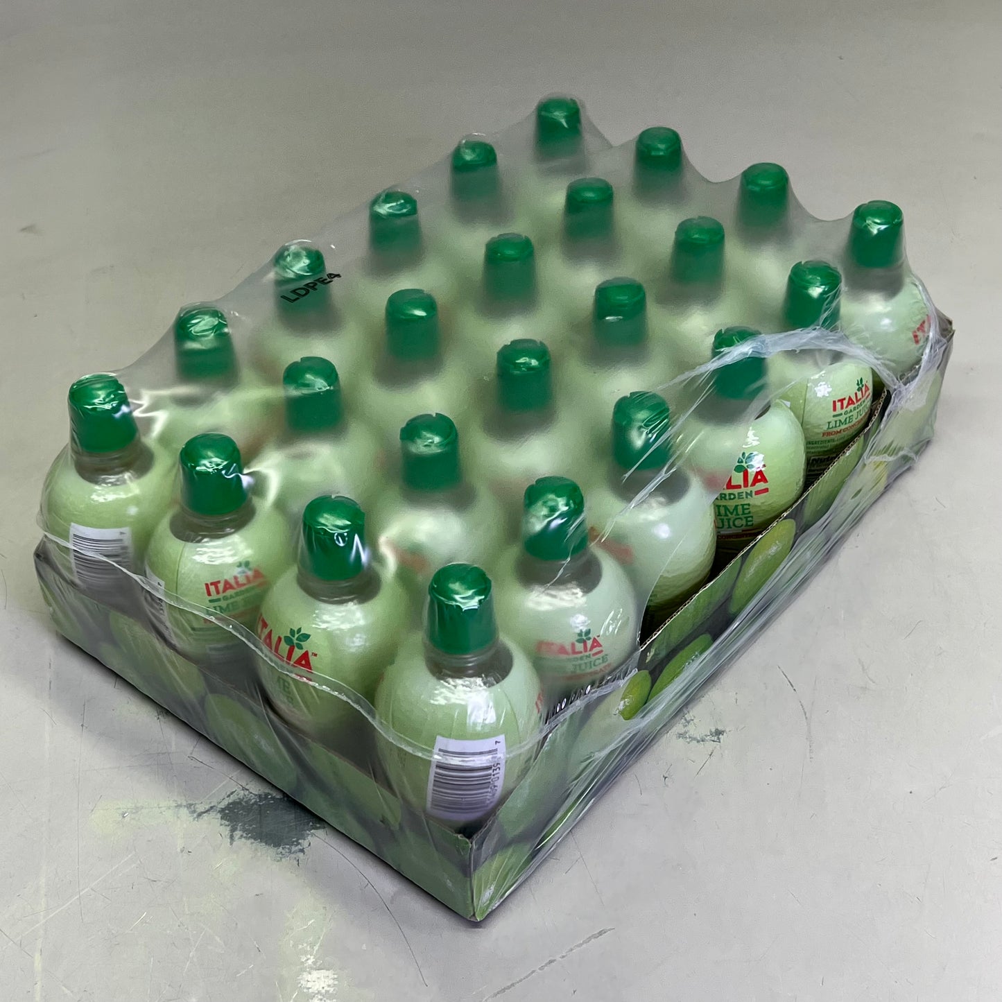 ITALIA (24 PACK) Garden Lime Juice From Concentrate 4 Fl Oz 24 Servings BB 12/25