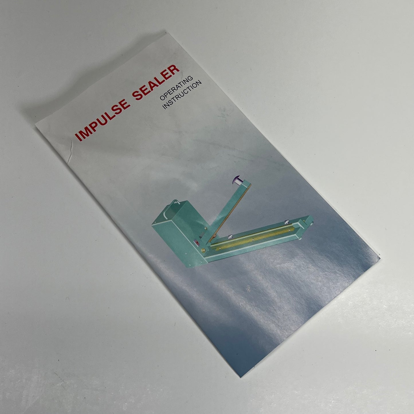 ZA@ Manual Impulse Heat Sealer Efficient Bag Sealing 40" Grey HI-1000 (As-is)