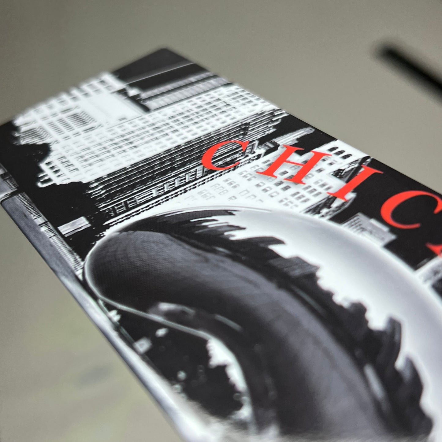 (5 PACK) Chicago Cloud Gate Souvenir Magnet  6"x2" Black & White 2014-00740-6441