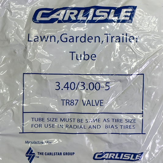 CARLISLE (2 PACK) Lawn & Garden Trailer Tube 3.40/3.00-5 Black TR87