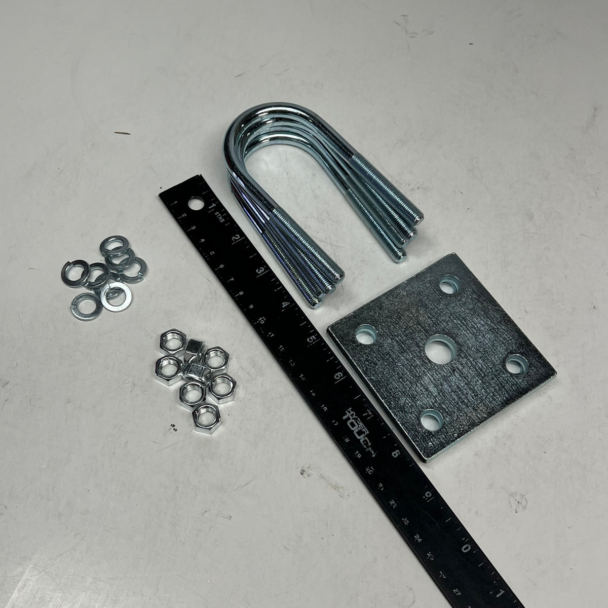 MAT Trailer U-bolt Kit for Leaf Springs Round Bend  1-3/4"W 4-1/4"L APUBR-10