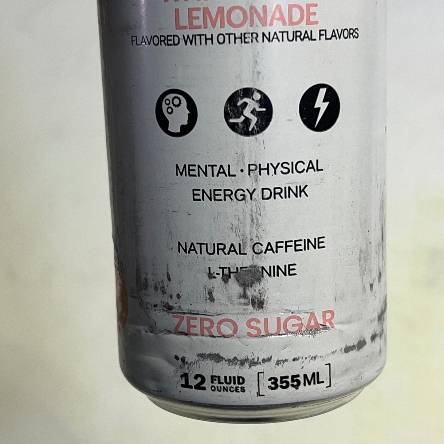 ZA@ UPTIME (9 PACK) Zero Sugar Energy Drinks White Peach Lemonade 12 fl oz