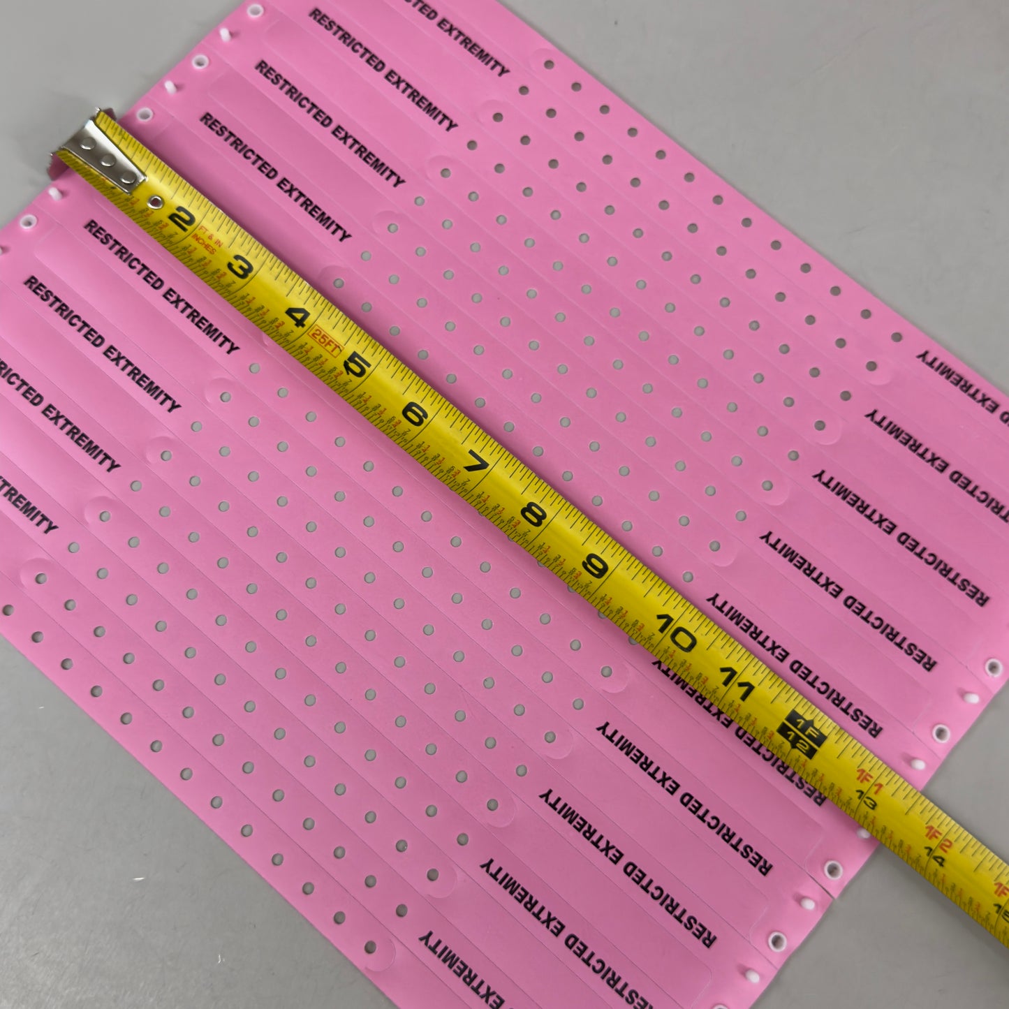 PDC (500 PC) Alert Wrist Band Bracelets Restricted Extremity Pink 5065E-12-PDM