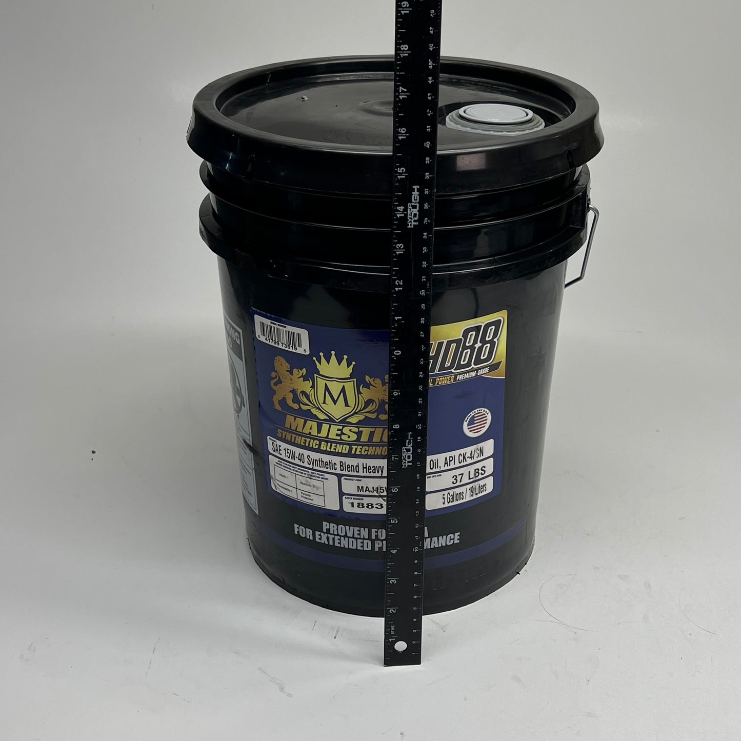 MAJESTIC Sae 15w-40 Synthetic Blend Super Duty Diesel Engine Oil 5 Gal HD88