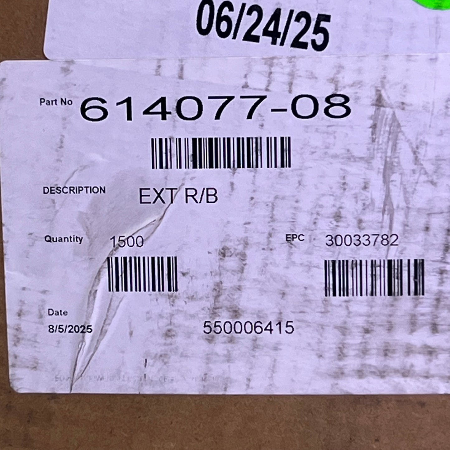 ETI ELKHART TRI-WENT INDUSTRIAL (1500 PCS)  1.5"L x 1.2"W Grey 614077-08