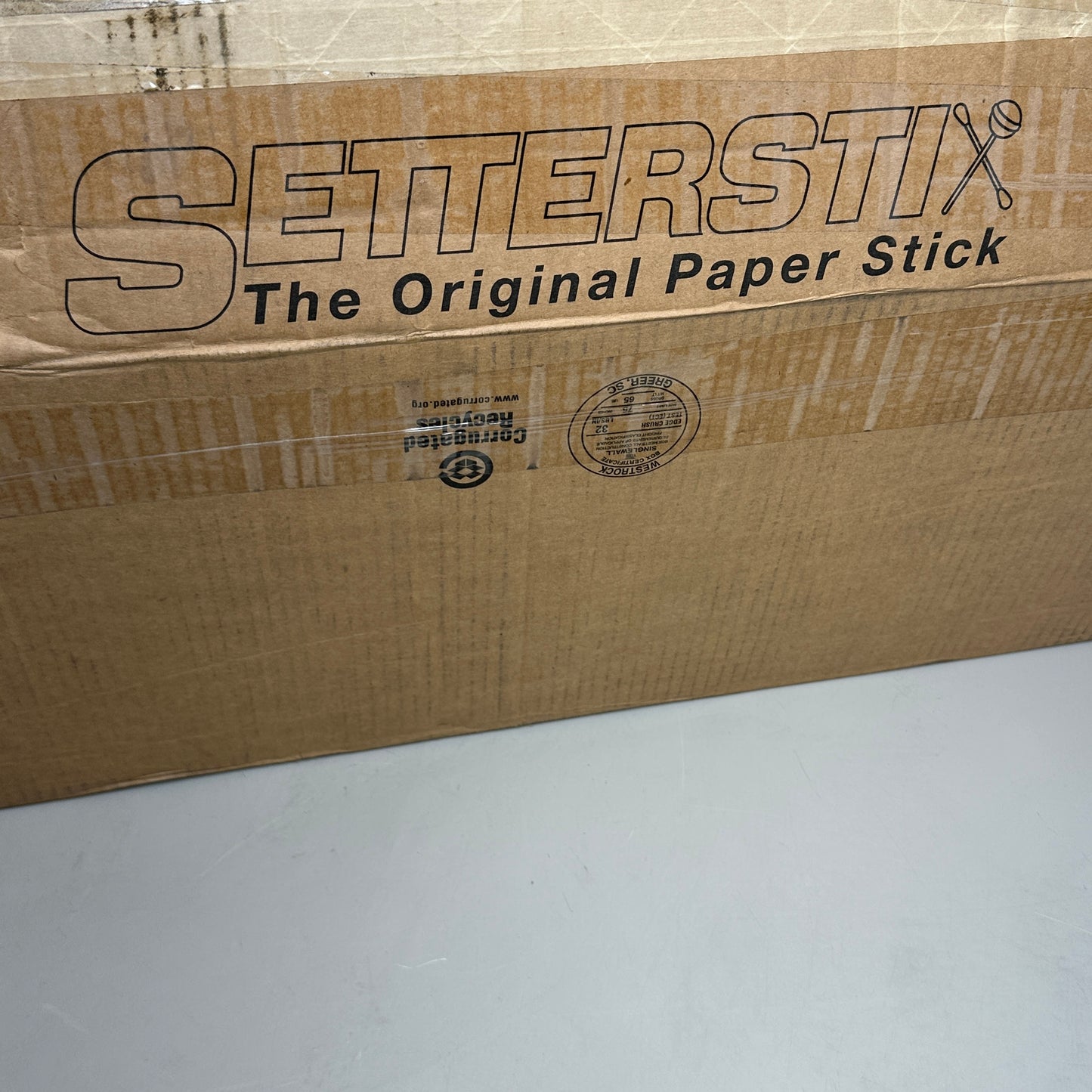 SETTERSTIX 12,000 Pieces Paper Lollipop Cake Pop Treat Sucker Stick 4.5" White