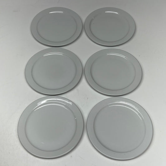 ONEIDA LTD (36 PACK) Commercial Grade Bright White Ceramic Plates - 7 1/4" Round F8020000127