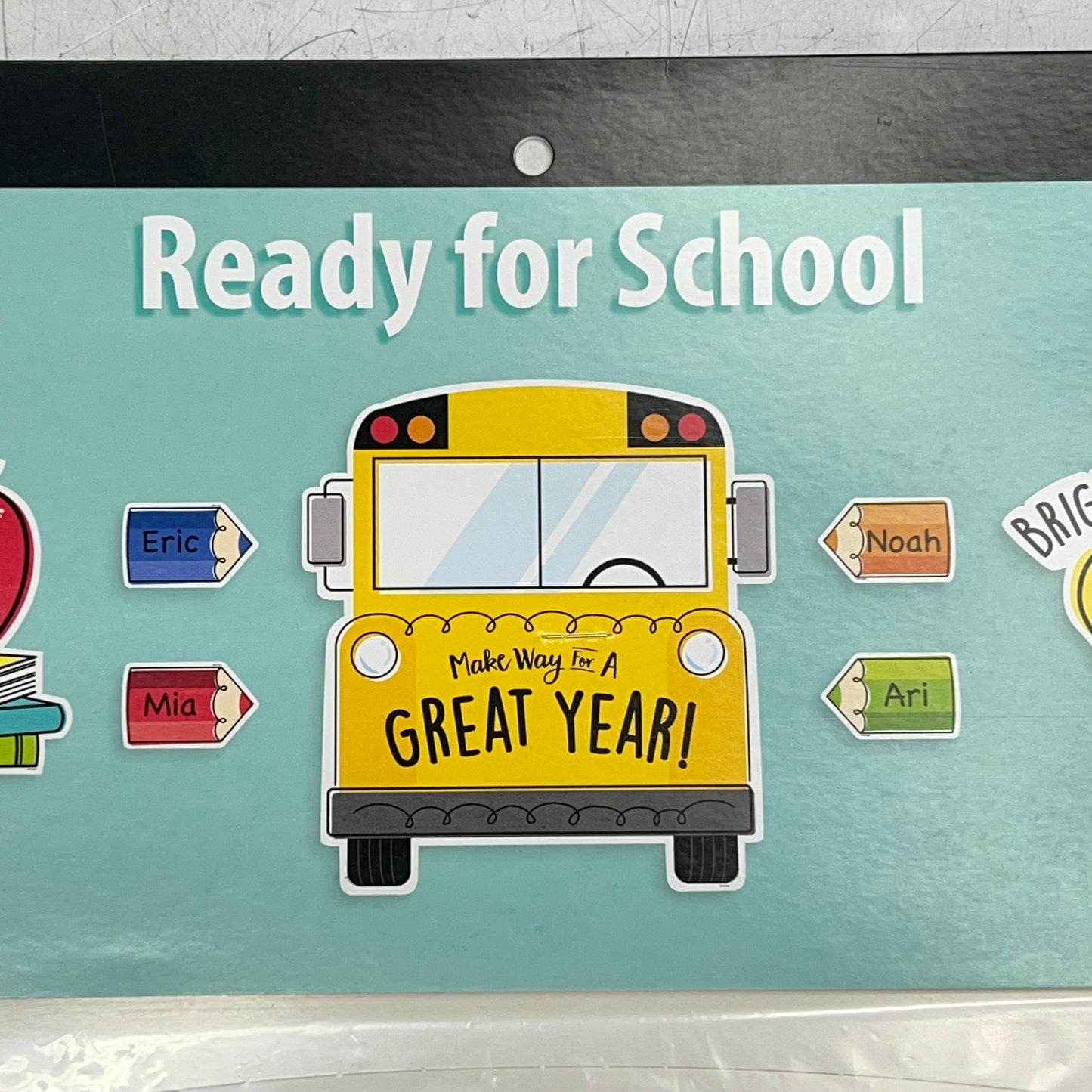 CORE DECOR (2 PACK) Ready for School Bulletin Board Set 41 Pieces  CP 10871