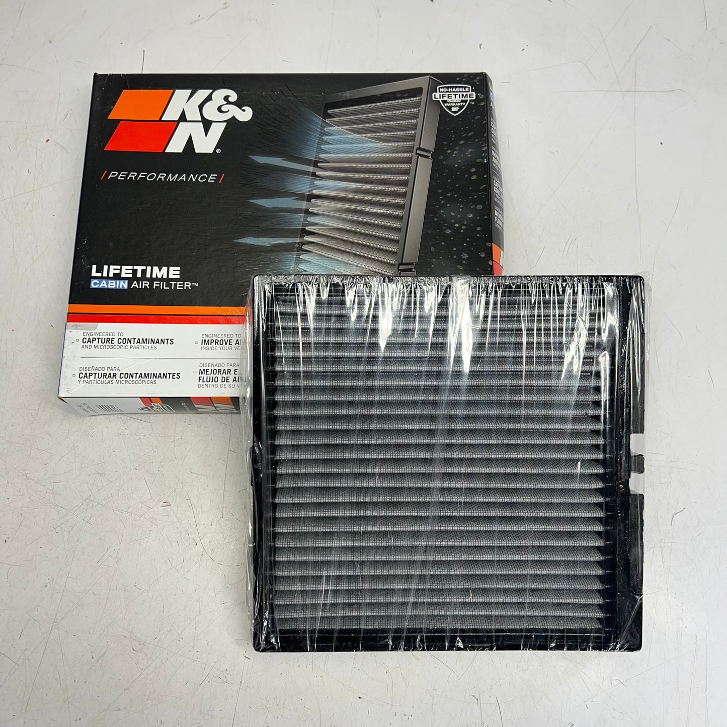 K&N Lifetime Washable Cabin Air Filter For Cadillac, Chevrolet & Gmc VF-2044