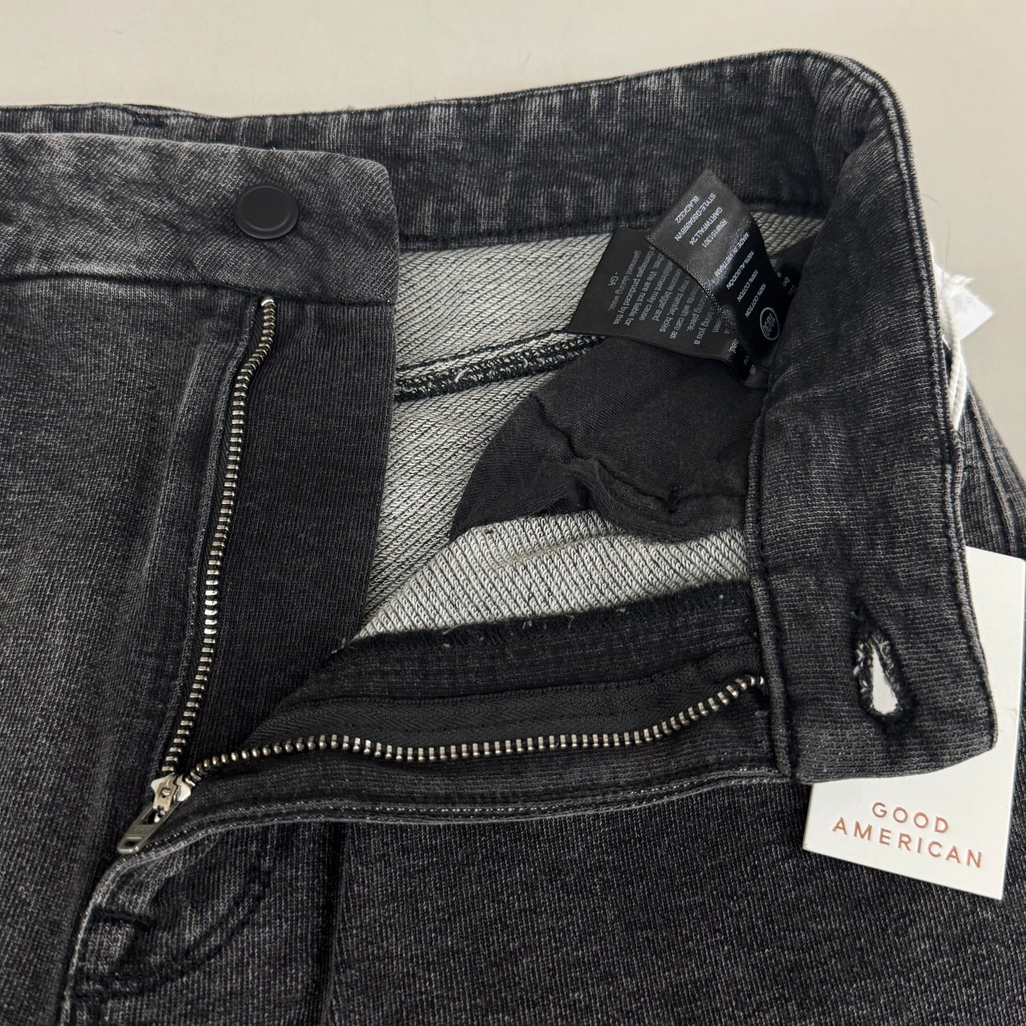 GOOD AMERICAN Jeanius Good Skate Jeans Women's Sz 10 Black GS0409BVN