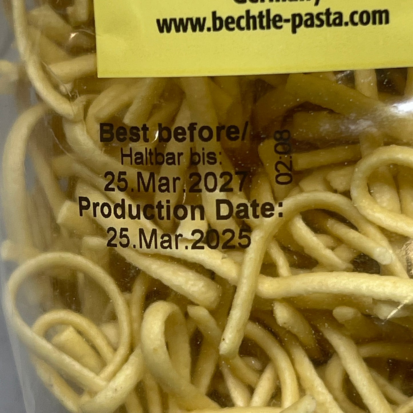 ZA@  BECHTLE (3 PACK) Traditional German Egg Noodles 1.1lbs BB 03/25