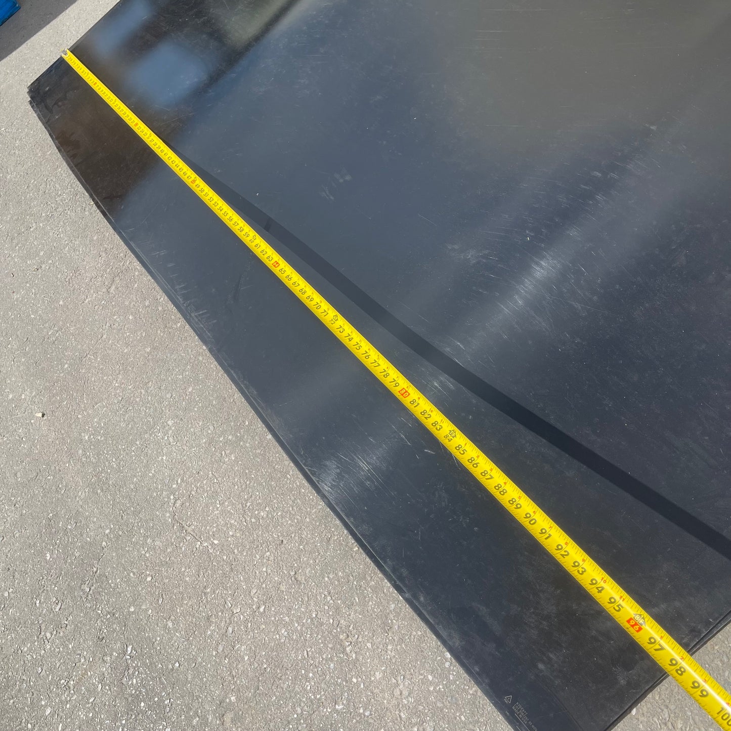 Z@ KYDEX T Thermoplastic Sheet 0.2” x 48” x 96” Black (AS-IS)