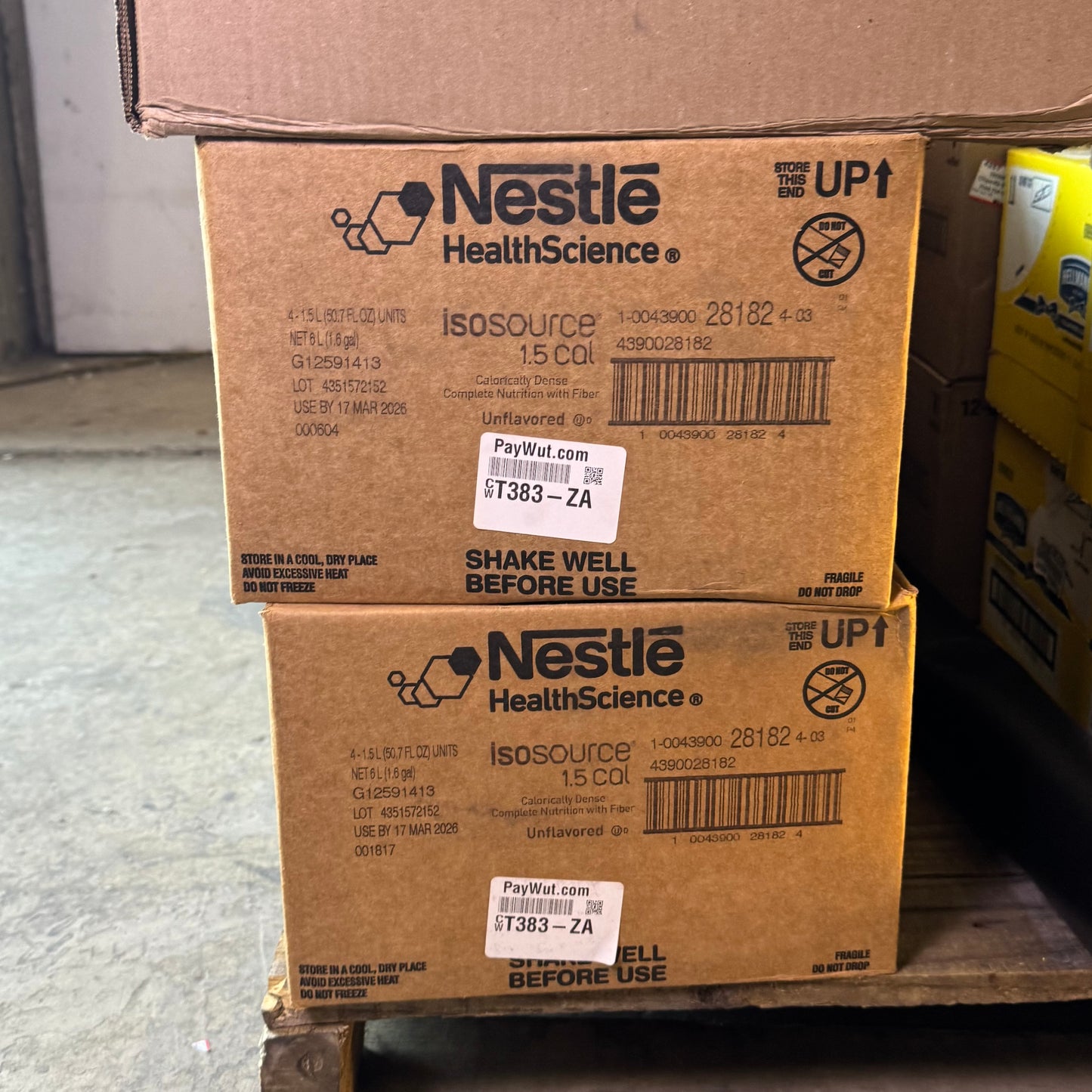 ZA@ Pallet of MIXED Food, Air Filters, Lanyards with Lanyard Reel & ID Card, Baby Cereal, Chicken Breading, Etc... (AS-IS)