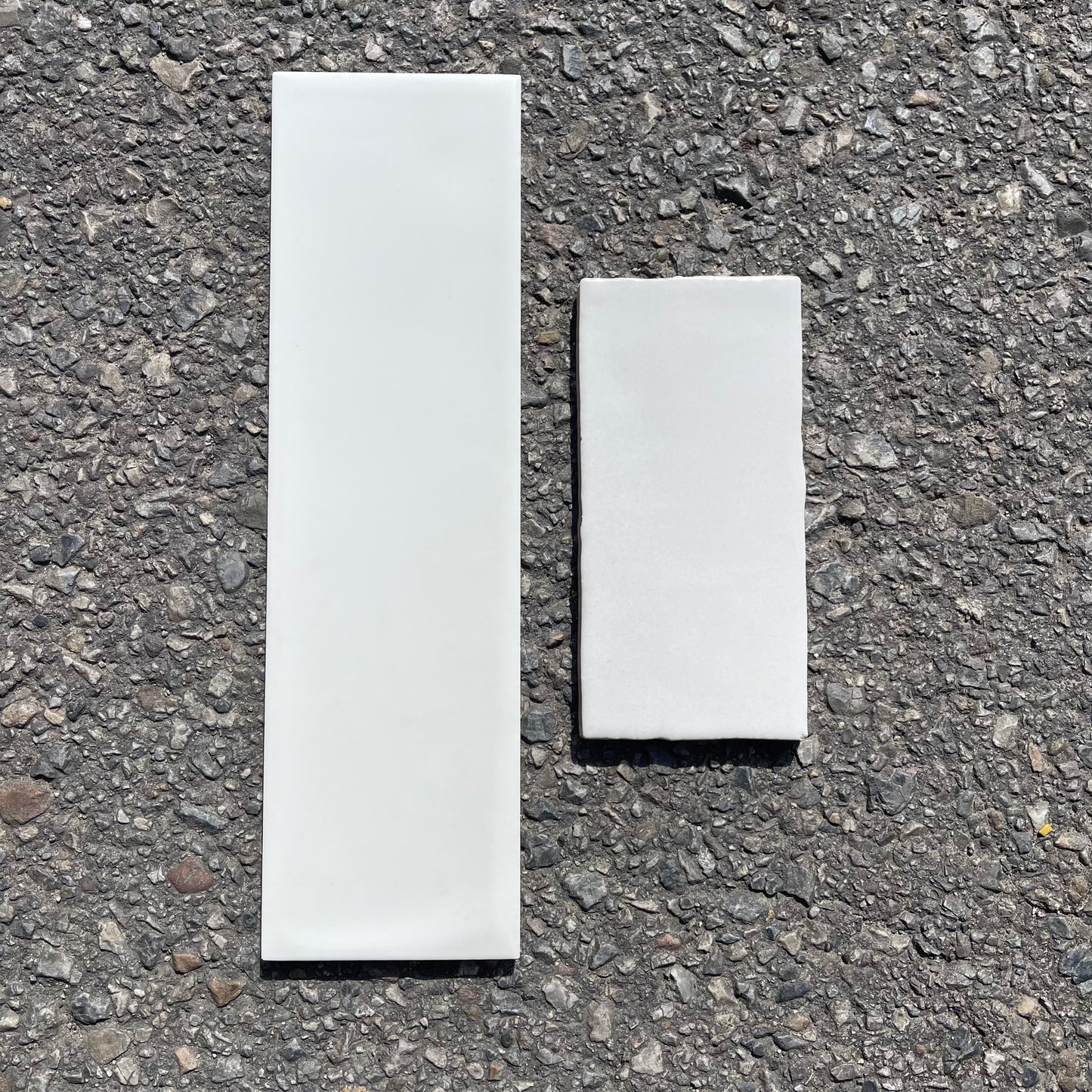 ZA@ Pallet of PORTOBELLO Parede Wall Tiles, White 5”x2.5” & 9.75”x2.75” (AS-IS)